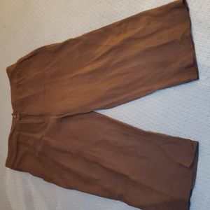 Jennifer Eden Women's Brown Capri